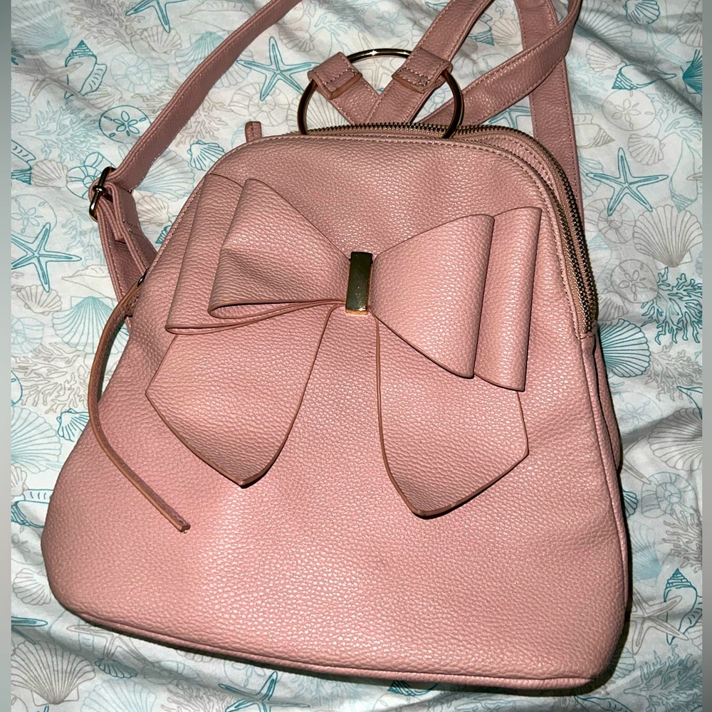 Crossi Backpack Pink Purse